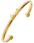 Kate Spade Say Yes Cuff Bracelet - Lyst