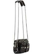 Alexander Wang Brenda Chain Trimmed Leather Shoulder Bag - Lyst