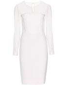 By Malene Birger Huxanah Lacetrimmed Stretchcrepe Dress - Lyst