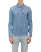 Maison Martin Margiela Denim Western Shirt - Lyst