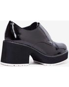 Nasty Gal Shellys London Chero Leather Platform - Black - Lyst