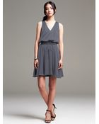Banana Republic Honeycomb Vee Dress - Lyst