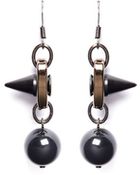 Joomi Lim Spike Pearl Drop Earrings - Lyst