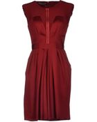 Alberta Ferretti Short Dress - Lyst