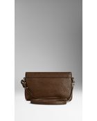 Burberry Mini Two-Tone Grainy Leather Crossbody Bag - Lyst