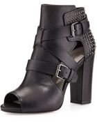 Pour La Victoire Estel Crisscross Studded Bootie - Lyst