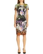 Etro Paneled Printed Cady Dress - Lyst
