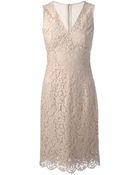 Dolce & Gabbana Floral Lace Dress - Lyst