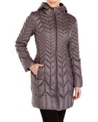 London Fog Hooded Packable Down Jacket - Lyst