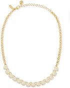 Kate Spade Squared Away Simulated Pearl Necklace - Lyst