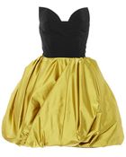 Oscar de la Renta Strapless Sweetheart Full Skirt Dress - Lyst