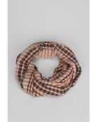 Urban Outfitters Neutral Plaid Eternity Scarf - Lyst