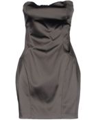 Patrizia Pepe Sera Short Dress - Lyst
