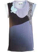 3.1 Phillip Lim Printed Silk Tank Top - Lyst