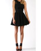 Donna Mizani Splice Flounce Dress - Lyst