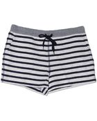 T By Alexander Wang Stripe French Terry Shorts - Lyst