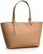 Calvin Klein Scarlett Saffiano Leather Shopper Tote - Lyst