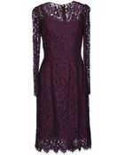 Dolce & Gabbana Kneelength Dress - Lyst