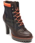 Tommy Hilfiger Summit Heeled Hiker - Lyst