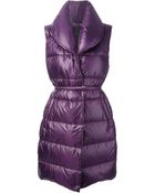 Ermanno Scervino Sleeveless Padded Coat - Lyst