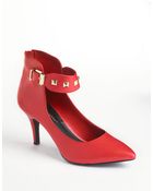 BCBGeneration Olga Studded Leather Pumps - Lyst