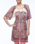 Jean Paul Gaultier Printed Sheer Chiffon Coverup - Lyst