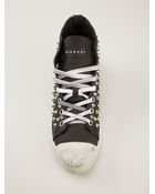 Gienchi Studded Hitop Sneakers - Lyst