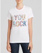 Markus Lupfer Tee - You Rock Sequin Kate - Lyst