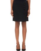 Proenza Schouler Button-Trim Bouclé Skirt - Lyst