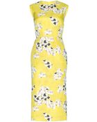 Giambattista Valli Floral-Print Silk-Organza Midi Dress - Lyst