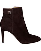 Nine West Powerhour Leather Or Suede Booties - Lyst