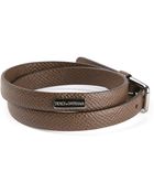 Dolce & Gabbana Plaque Belt - Lyst