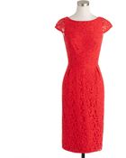 J.Crew Elsa Dress In Leavers Lace - Lyst
