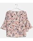 Mango Floral Print Blouse - Lyst