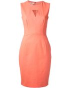 Narciso Rodriguez Sleeveless Cut Out Dress - Lyst