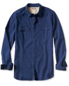 Banana Republic Heritage Indigo Denim Utility Shirt - Lyst