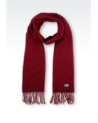 Armani Jeans Wool Scarf - Lyst