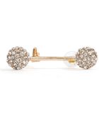 Pixie Market Diamond Pom Pom Ear Cuff - Lyst