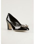 Dolce & Gabbana Embellished Pumps - Lyst