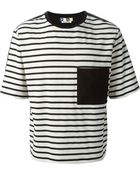 MSGM Striped T-Shirt - Lyst