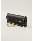 Valentino 'Rockstud' Clutch - Lyst
