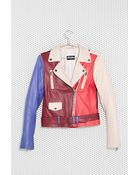 Nasty Gal M.A.C X Stunner Leather Moto Jacket - Lyst
