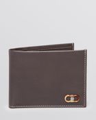 Ferragamo Horn Gancini Bi-Fold Wallet - Lyst