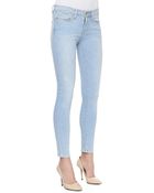 Frame Denim Le Skinny Light-Wash Jeans - Lyst