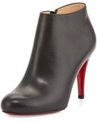 Christian Louboutin Belle Leather Redsole Ankle Boot - Lyst