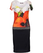 Roberto Cavalli Kneelength Dress - Lyst