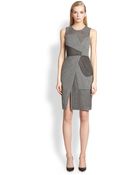 Prabal Gurung Angular Combo Sheath Dress - Lyst