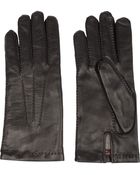 Agnelle Leather Gloves - Lyst