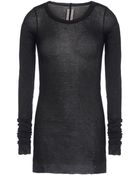 Rick Owens Long Sleeve T-Shirt - Lyst