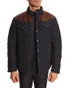 Penfield Stapleton Navy Down Jacket - Lyst